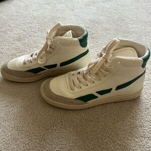 Saye High-Top Sneakers with Green Accents